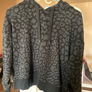 Black cheetah Nike hoodie